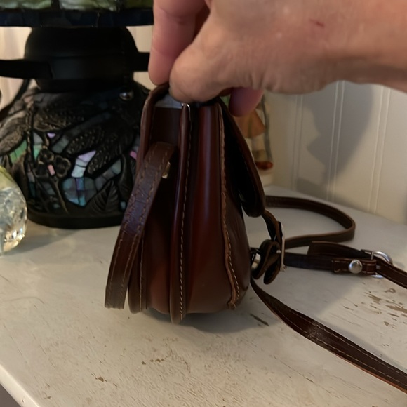 Vera Pelle Italy leather crossbody purse - Picture 2 of 6